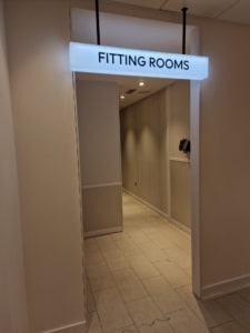 fitting room fit out for retail by WMC Contractors